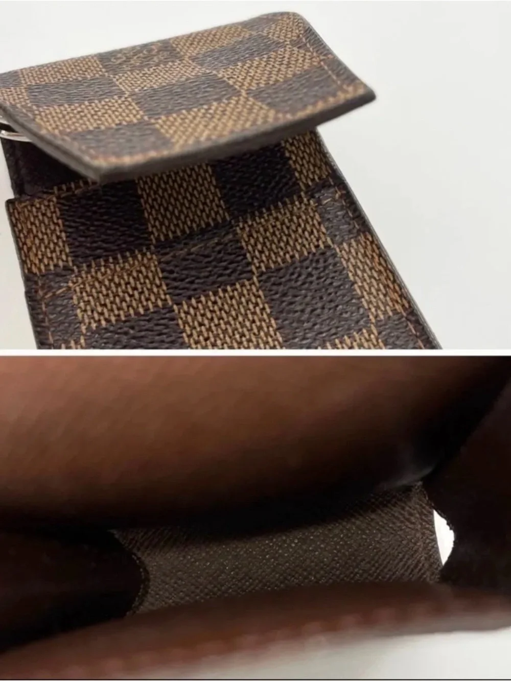 Auth LouisVuitton Damier Cigarette Case
